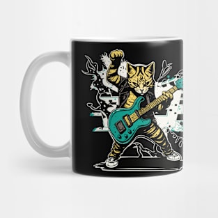 Cat Guitarist Mug